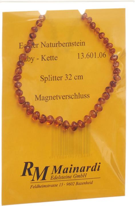 Produktbild Mainardi Natur Bernstein 32cm Splitt Magnetverschl (1 x)