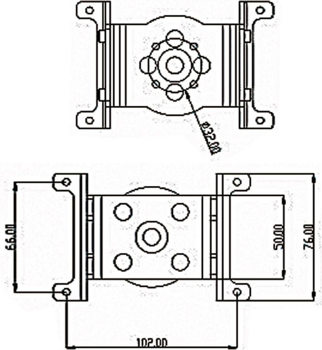 Image du produit Hacker Support moteur aluminium A60 et similaires