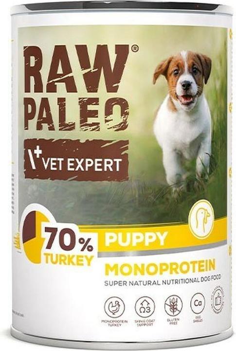 Produktbild VEE Raw Paleo Turkey Puppy Wet Food 400g (1 Stk., 400 g)