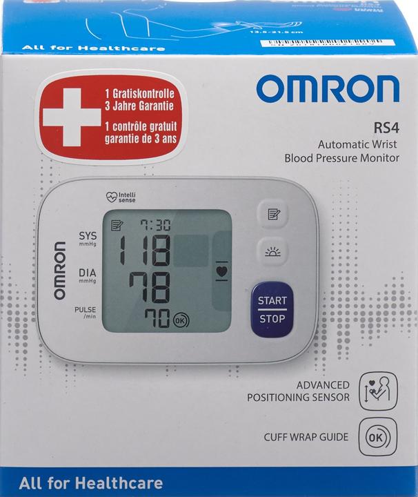 Immagine prodotto Omron RS4 (Misuratore di pressione sanguigna da polso)