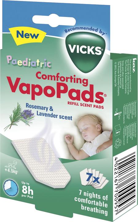 Produktbild Vicks VapoPads VBR 7 Nachfüllpackung Rosmarin Lavendel Duft