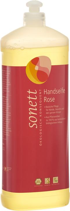 Produktbild Sonett Handseife Rose Nachfüllflasche (Flüssigseife, 1000 ml)