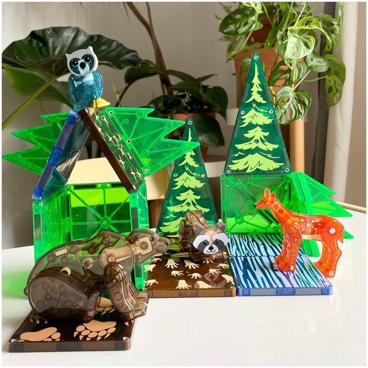 Immagine prodotto Magna-Tiles Set di animali della foresta (25 pezzi)
