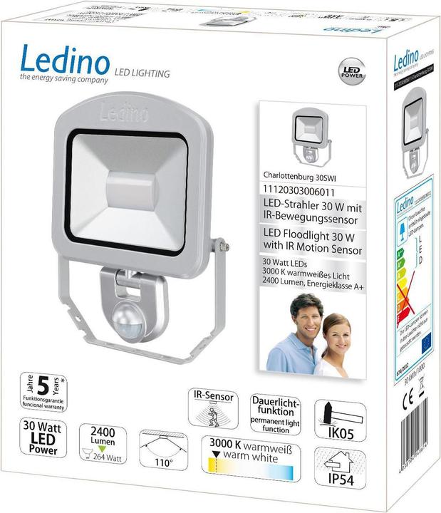 Produktbild Ledino LED-Strahler m. Sensor (2400 lm, IP54)
