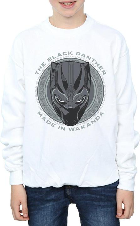 Image du produit - Sweat BLACK PANTHER MADE IN WAKANDA - Garçon (152, 158)