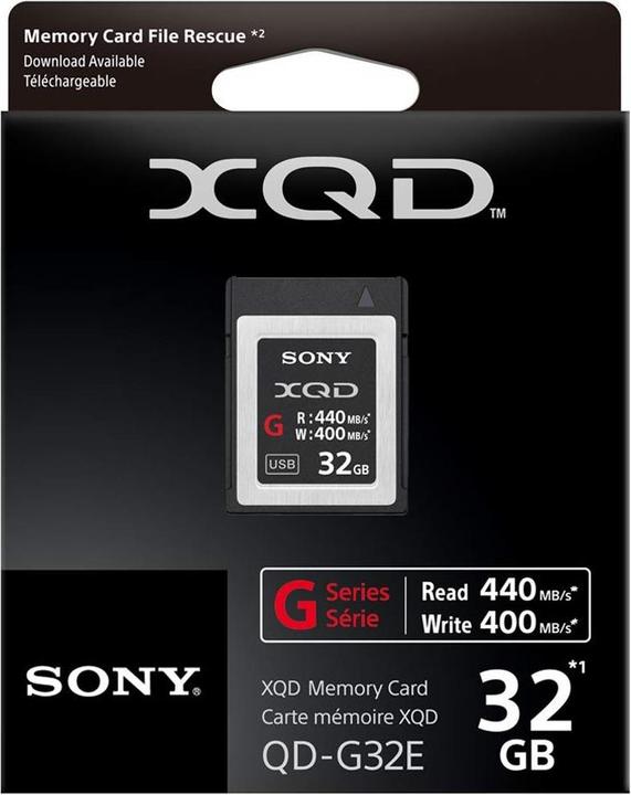 Produktbild Sony XQD G-Series (32 GB, XQD)