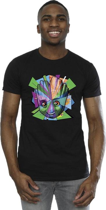 Actual product image Mens Guardians Of The Galaxy Groot Shattered T-Shirt (5XL)