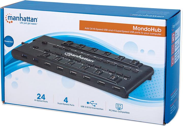 Immagine prodotto Manhattan Mondo (USB-A, 28 Porti)