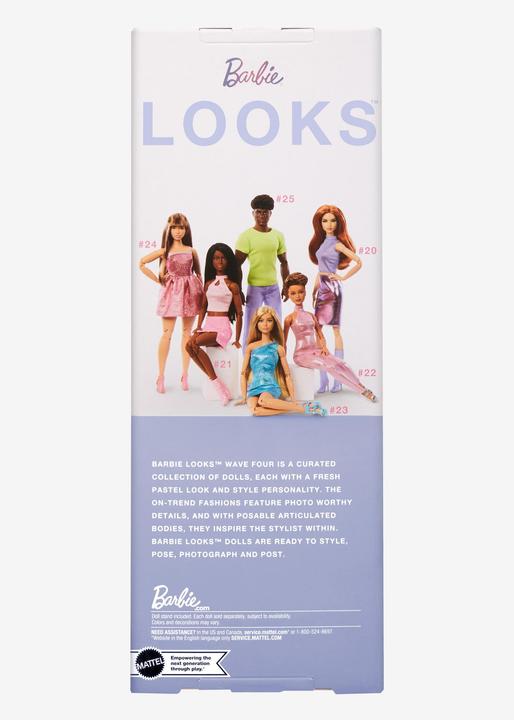 Immagine prodotto Barbie Signature Looks - Vestito lilla Capelli rossi