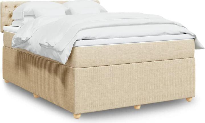 Actual product image VidaXL Bo x spring bed with mattress 160 x 200 cm fabric (160 x 200 cm, 160 x 200 cm)