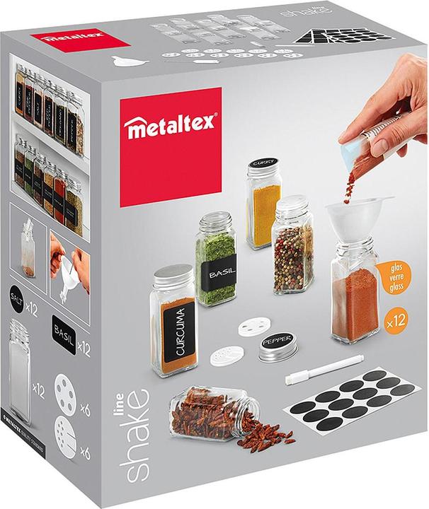 Actual product image Metaltex Spice shaker set (Various spices)