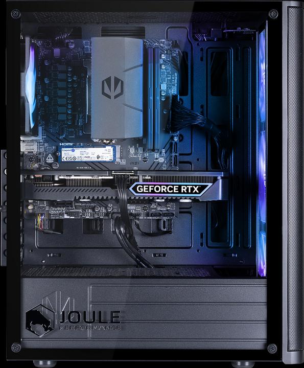 Actual product image Joule Performance Gaming PC RTX4070 R5 32GB 1TB L1133471 (AMD Ryzen 5 7600X, 32 GB, 1000 GB, GeForce RTX 4070)