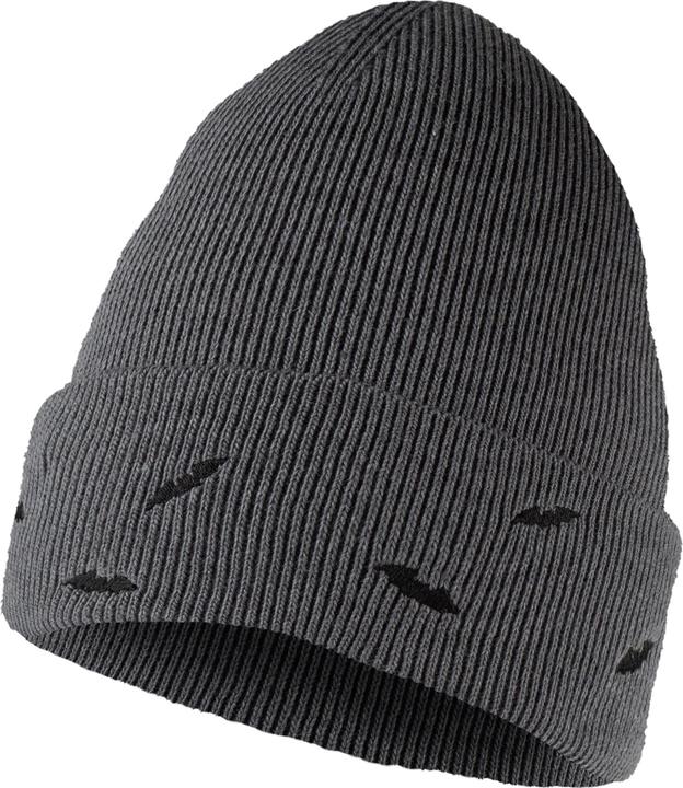 Buff Jr Knitted Hat Otty Bat Grey (One Size)