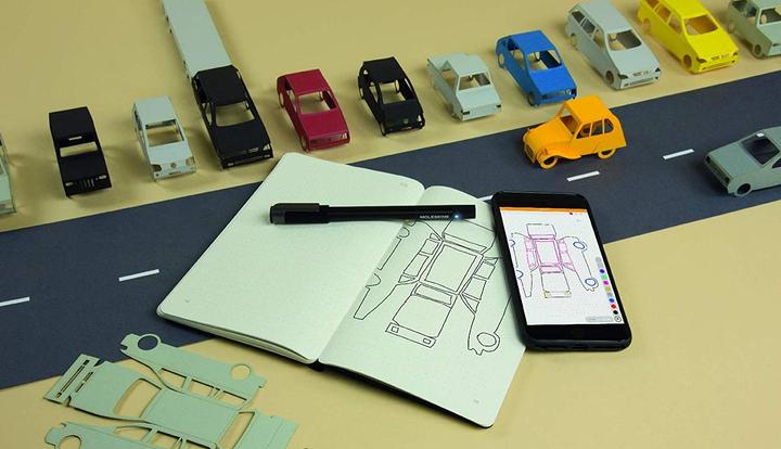 Actual product image Moleskine Smart Writing Set Ellipse (A5, Lined, Hardcover)