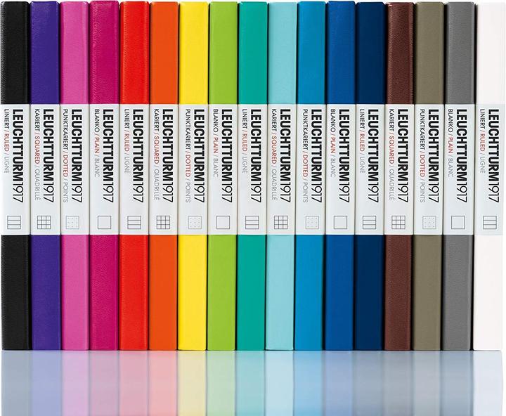 Actual product image Leuchtturm1917 Notebook (A5, Checked, Hardcover)