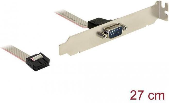 Image du produit Delock Seriel 1 ports série RS-232 Bracket (0.25 m, VGA)
