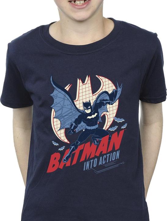 Actual product image Boys Batman Into Action T-Shirt (140, 146)