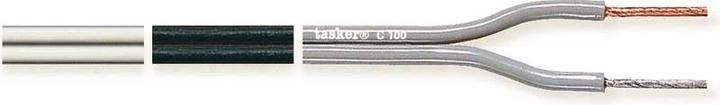 Immagine prodotto Tasker Cavo audio piatto, bianco, schermato, 100 m, PVC (100 m)