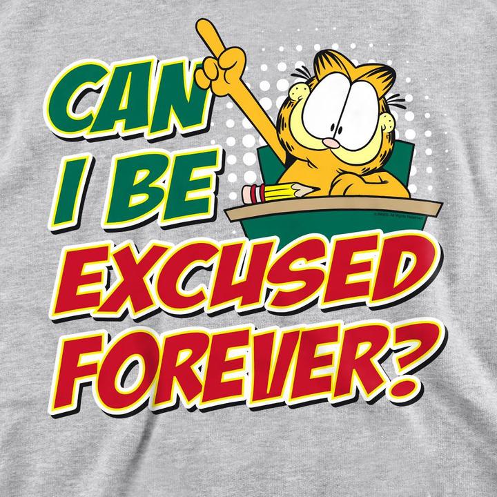 Image du produit Garfield - Sweat EXCUSED FOREVER - Adulte (M)