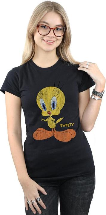 Produktbild Looney Tunes Tweety Pie Distressed TShirt (XXL)