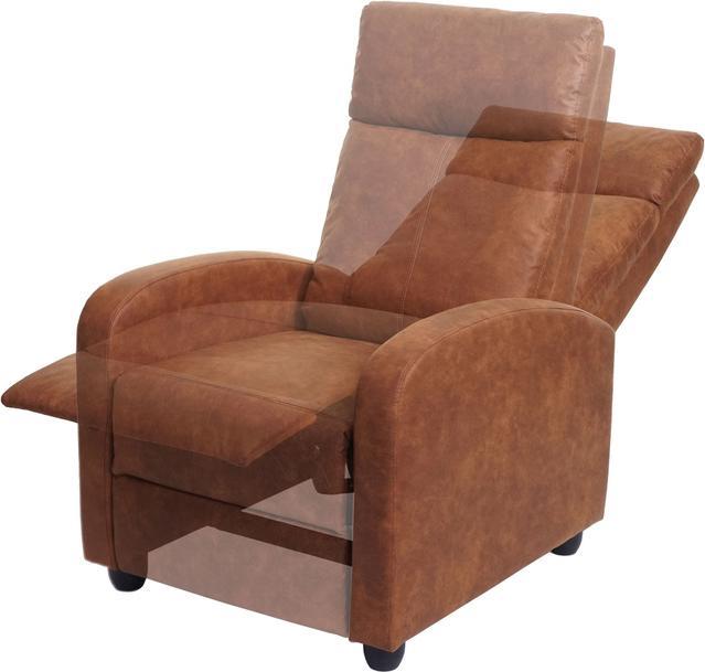 Produktbild Swisshandel24 Fernsehsessel HWC-F76, Relaxsessel Sessel Liegesessel, Liegefunktion verstellbar Stoff/Textil vint