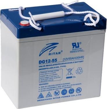 Produktbild Ritar GEL Batterie DG12-55 (12 V, 55 Ah)