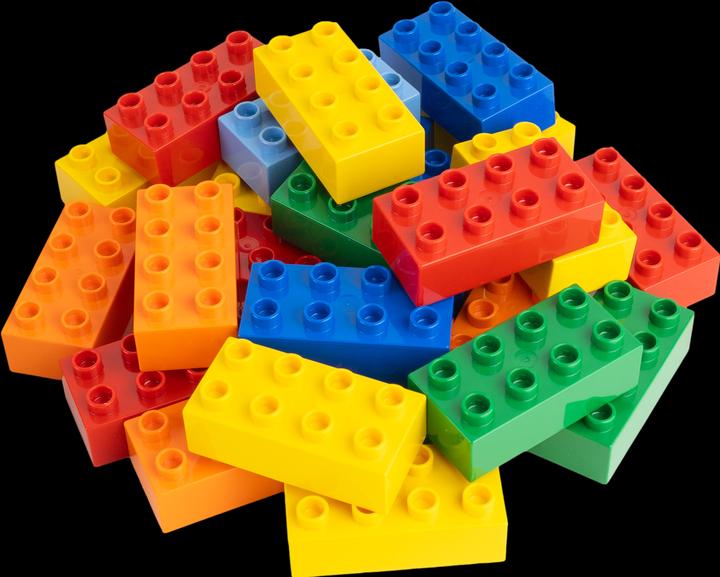 Actual product image LEGO Duplo 100 Baustein + 25 2x4 Steine Bunt NEU! Menge 125 Stueck