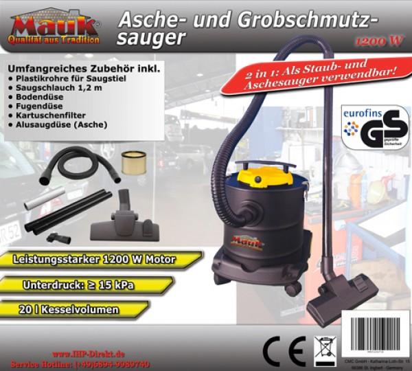Produktbild IHP MAUK Asche- und Grobschmutzsauger elektrisch 20 l (Aschesauger)