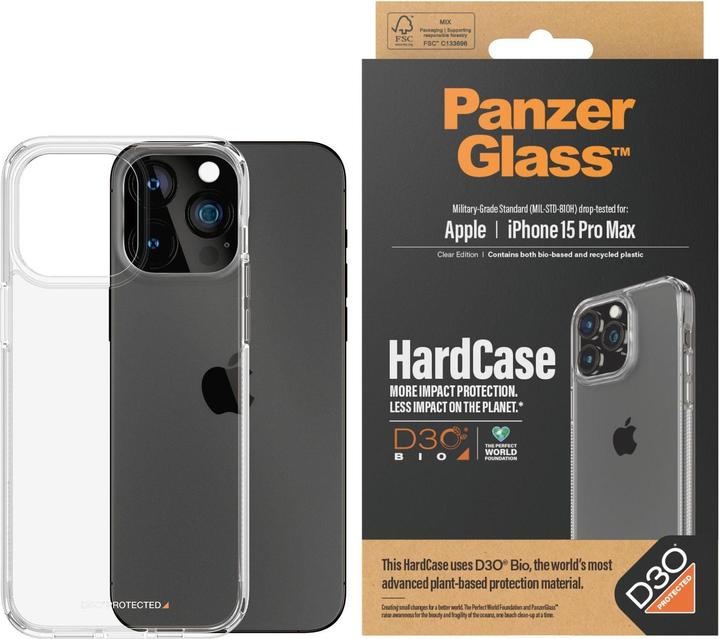 Actual product image PanzerGlass HardCase with D3O (Apple iPhone 15 Pro Max)