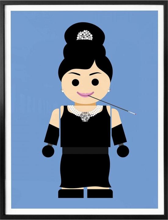 Immagine prodotto Trenddeko Giocattolo di Audrey Hepburn (80 x 100 cm)