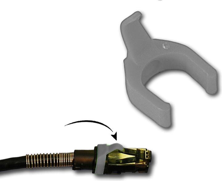 Produktbild PatchSee Kabel Clip Farbe, Set= (0.10 m)