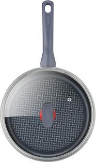 Actual product image Tefal G7133214 Pan Sauteuse Pan Round (24 cm, Pan set + pot set, Stainless steel)