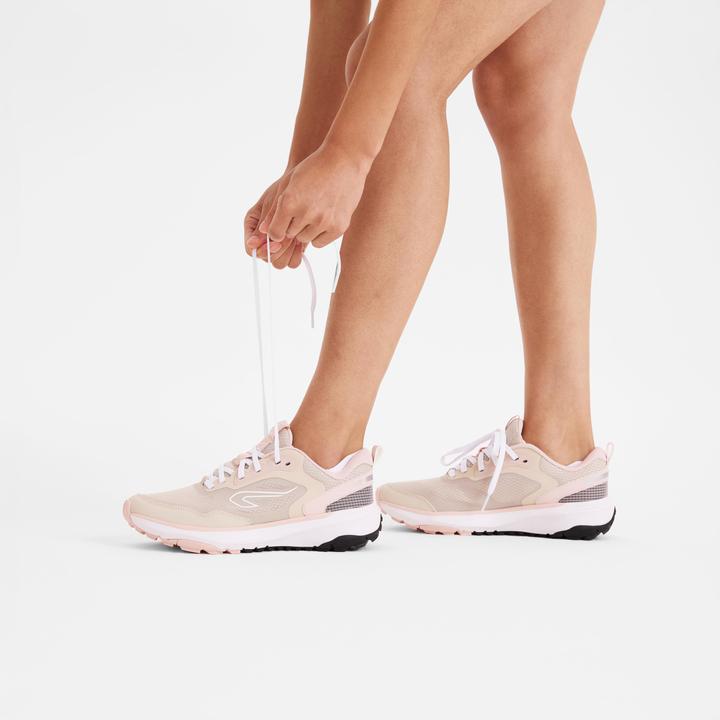 Actual product image Kalenji Laufschuhe Trailrunning Damen - JF 190 Grip beige/rosa (42)