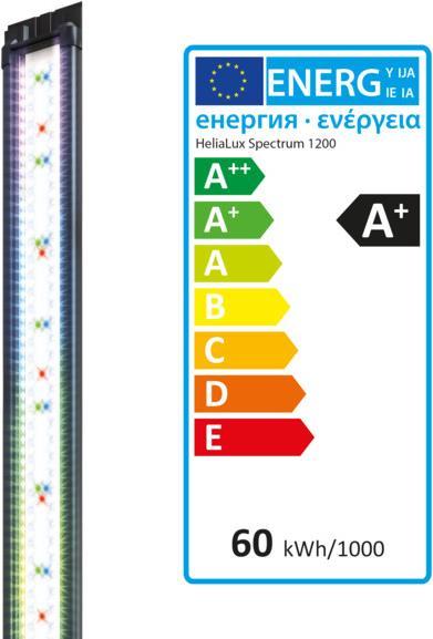 Energielabel Juwel Aquarium HeliaLux Spectrum 1200 (LED, 60 W)