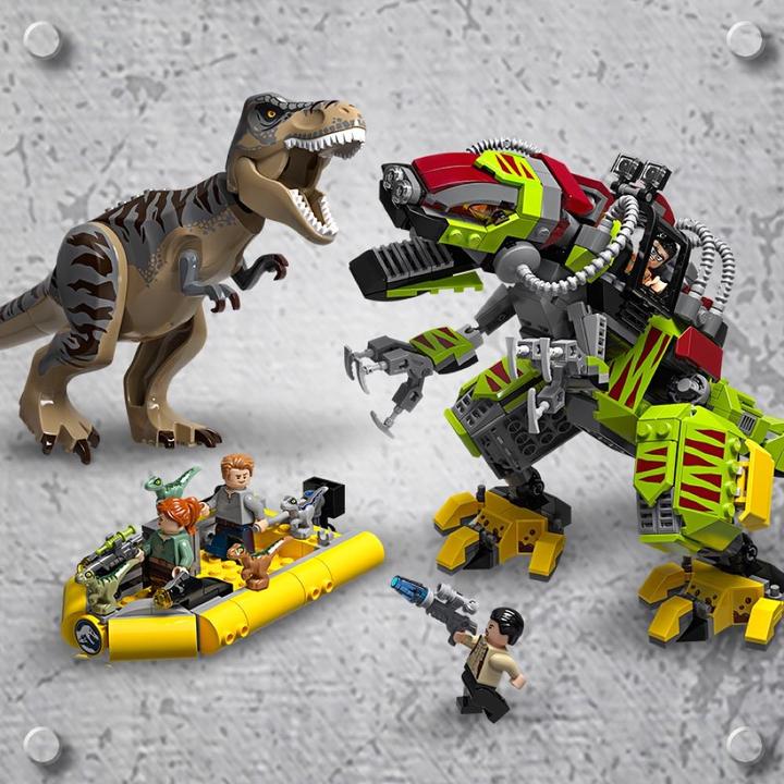 Actual product image LEGO T-Rex vs. Dino-Mech (75938, LEGO Jurassic World)