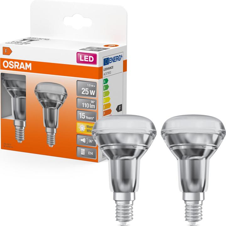 Produktbild Osram Led Star R50 (E14, 1.50 W, 110 lm, 1 x, F)