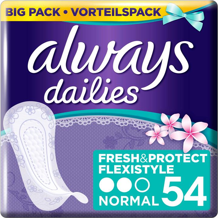 Image du produit Always Dailies Fresh&Protect (54 x, Tampons sanitaires)