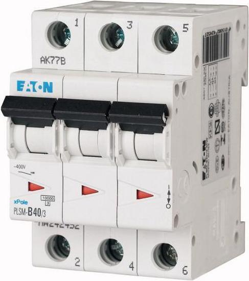 Actual product image Moeller Electric 10kA Triple Pole Type C MCB 40A