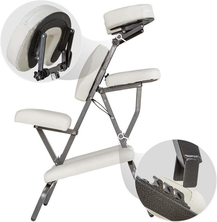 Actual product image tectake Massage chair