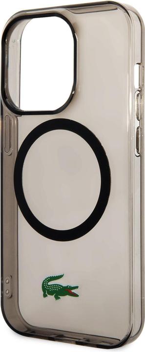 Actual product image Lacoste LCHMP14XULOK iPhone 14 Pro Max 6.7" czarny/black hardcase Transparent MagSafe (Apple iPhone 14 Pro Max)