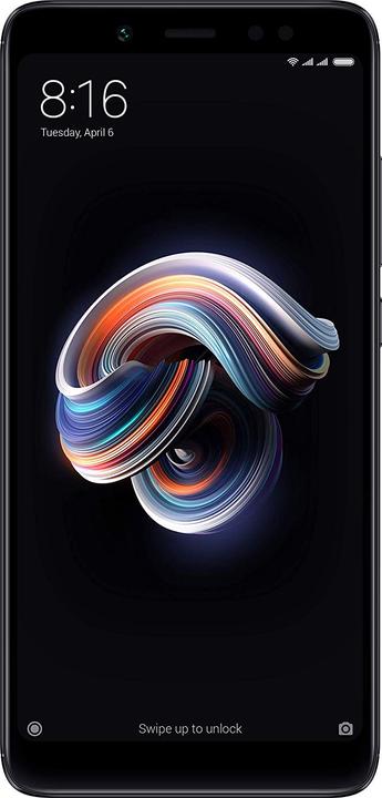 Produktbild Xiaomi Redmi Note 5 (64 GB, Black, 6", Hybrid Dual SIM, 12 Mpx, 4G)