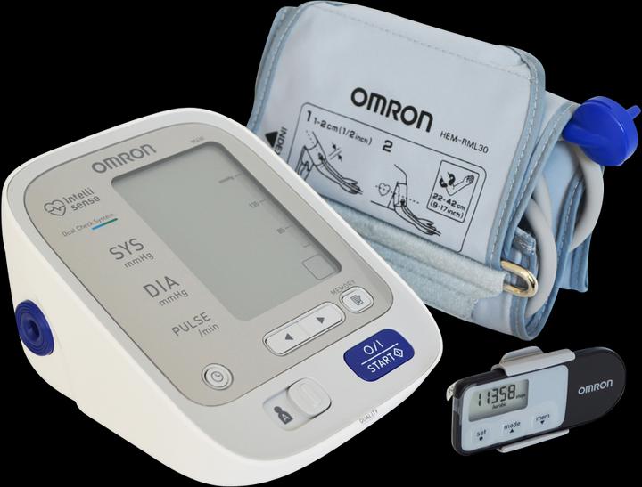 Produktbild Omron M6W & Walking Style 2.1 (Blutdruckmessgerät Oberarm)