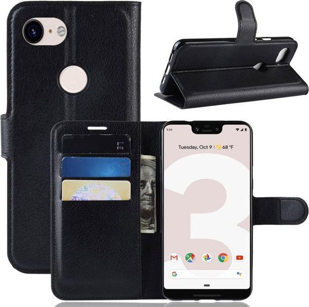 Actual product image MU Classic Litchi Leather Bookcover Series (Google Pixel 3a XL)