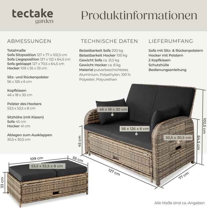 Produktbild tectake Kreta