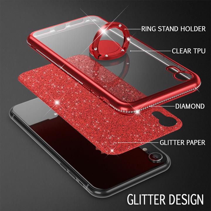 Immagine prodotto Nalia Anello di copertura glitter (Apple iPhone XR)