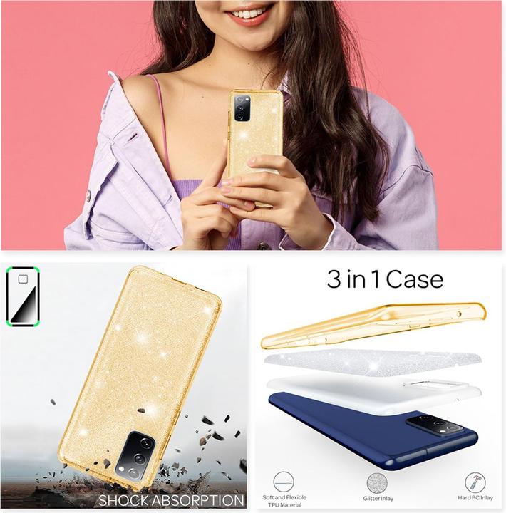 Immagine prodotto Nalia Copertura glitterata (Samsung Galaxy S20 FE)
