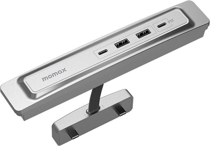 Produktbild Momax One Link 4 Port USB und USB-C Hub Erweiterung Tesla Model 3 / Model Y (USB-C, 4 Ports)