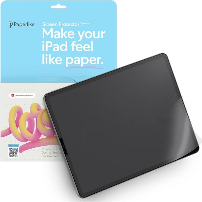 Produktbild Paperlike Displayschutzfolie (2 Stück, iPad Pro 12.9 2020 (4. Gen), iPad Pro 12.9 2018 (3. Gen), IPAD PRO 12.9 2021, iPad Pro 12.9, iPad Pro 12.9 2022 (6. Gen), iPad Pro 12.9 2021 (5. Gen))