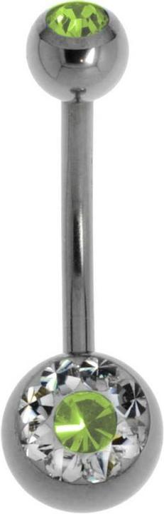 Bijouteria Bauchpiercing (Titan, Swarovski Kristall)