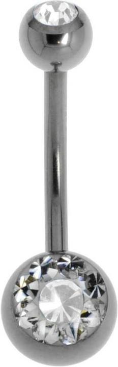 Actual product image Bijouteria Bellypiercing (Titanium, Swarovski Crystal)